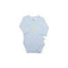 Bistyle Organic Modal Flying Balloons Kruvaze Uzun Kol Body BS17121 Mavi