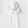 Andywawa AC25580 Magical Butterfly Müslin Bebek Şapka White
