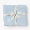 Andywawa AC25870 Müslin Home Bebek Battaniye 105*120 Blue