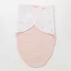 Andywawa AC25518 Love Family Müslin Bebe Kundak Salmon