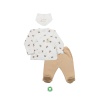Bistyle I Am So Bear 3lü Takım 13103 Bej-Ekru