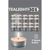 Modacar Tealight Mum 50 Adet - Kokusuz Dekoratif Mum