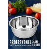 Modacar Inox Kase  - 24 Cm 1.6 Litre Karıştırma Kabı Profesyonel 304 Paslanmaz Çelik
