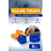 Modacar Kulak Tıkacı - İpli Silikon Kulak Tıkacı Seyahat Deniz Uyku Kulak Tıkacı 5 li SET