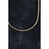 316L Çelik Örme Zincir Model Gold Renk Erkek Kolye - TJ-ERK1391