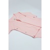 Bistyle Organic Modal Flying Balloons Kruvaze Uzun Kol Body BS17121 Pembe