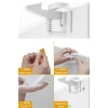 BUFFER® Bebek Çocuk Güvenliği Korumalı Yapışkan Çekmece ve Dolap İçin Tutucu Gizli Güvenlik Kilidi