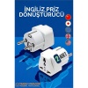 Modacar İngiliz ve Amerikan Fişi Dönüştürücü - Priz Dönüştürücü 2 ADET
