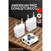 Modacar Amerikan Fişi Dönüştürücü - Amerikan Priz Adaptörü 3 ADET