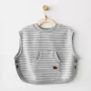 Andywawa AC26214 Casual Yelek Grey