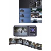DVR Araç İçi Kamera Ön ve İç Kamera 2 İnç Ekranlı Çift Kamera
