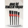 Araç İçi Led Aksesuar 5 Farklı Detaylı Araba Temizlik Fırçası Oto Temizleme Fırçası