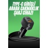 Type-C Girişli Araba Çakmaklık Şarj Cihazı 38W Oto Çakmaklık