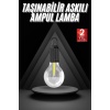 3 Farklı Mod LEDli Şarjlı Asma Kancalı Kamp Lambası Taşınabilir Ampul