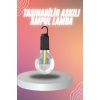 Şarjlı Dekoratif Kamp Lambası Askılı Ampul Led Işık Type-C Girişli