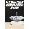 Buharda Pişirme Haşlama Aparatı Açılır Kapanır Paslanmaz Çelik Sebze Haşlama