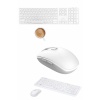 Klavye Mouse Seti Sessiz Kablosuz Türkçe TV  PC Uyumlu