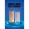 Yeni Nesil Modern Kristal Masa ve Gece Lambası Dokunmatik Renk Değiştirebilen