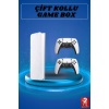 3D Çift Oyun Kollu 4K HD Ekran Nostaljik 20.000 Oyunlu Beyaz Game Box