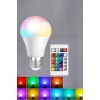 RGB Led Lamba Led Işık Ampul Renk Değiştirebilen 100 Watt