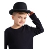 Charlie Chaplin Stil Çocuk Şapkası – Siyah Melon Parti Şapkası