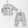 Andywawa AC26028 Fiber Keep Smiling 2li Takım Grey