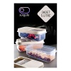  Erzak Bakliyat Saklama Kabı 3 lü Set 5 Lt Krem