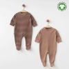Eslenza Baby Organik 2li Tulum 0048 Kahve