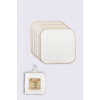 Bistyle Organik 28x28 6Lı Penye Mendil 90103 Ekru