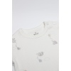 Bistyle Flying Elephant Yarım Kol 2Li Body 17116 Ekru Gri