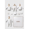 U.S. Polo Assn Hastane Çıkışı 10’lu set USB2704 Beyaz