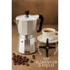 Modacar Klasik Italyan Moka Pot - 6061 Saf Alüminyum  Profesyonel Moka Pot - 6 kişilik