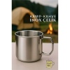 Modacar Inox Çelik Kamp Kupası - Inox Kamp Bardağı Profesyonel Inox Çelik 350 ml