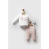 U.S. Polo Assn 2 li Takım USB2769 Beyaz-Pudra
