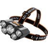 5 Ledli Usb Şarjlı Kafa Lambası P-T21