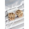 Pirinç Gold Renk Vintage Kadın Küpe - TJ-BKP11315