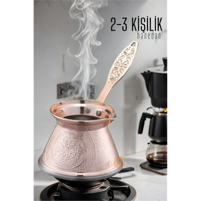  Cezve 2-3 Kişilik ROSE İndüksiyon Tabanlı