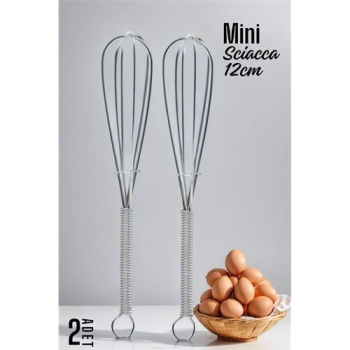  Sciacca Mini Çırpıcı Çelik 2 adet