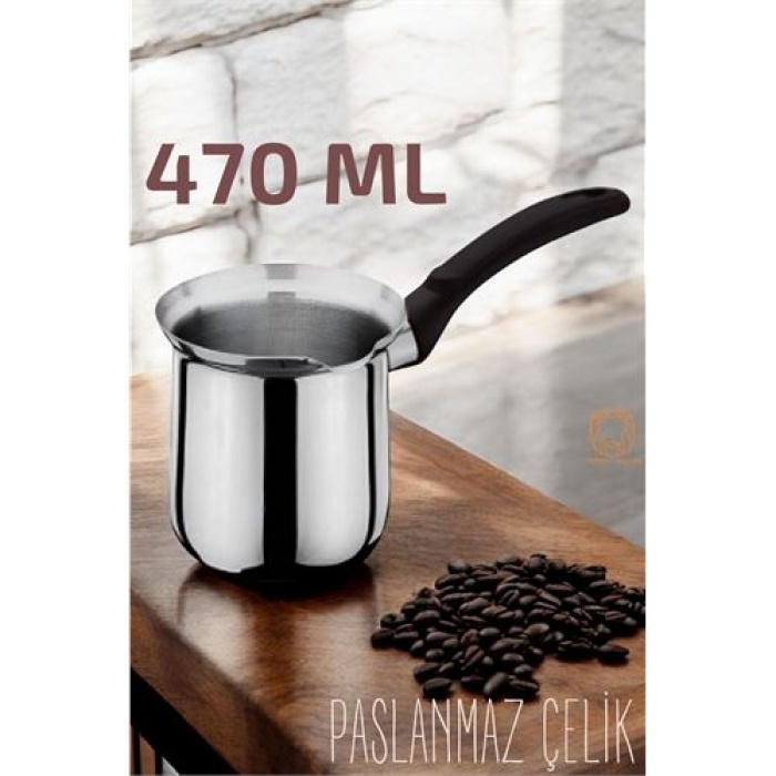  Paslanmaz Çelik Cezve 470 ml
