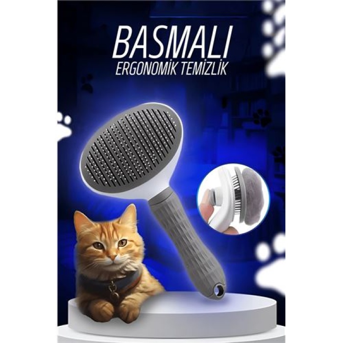  Cuervo Otomatik Temizlenen Kedi Köpek Tarağı