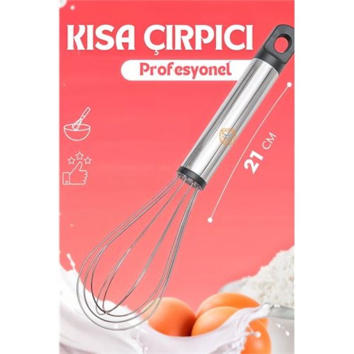  21 cm Metal Çırpıcı