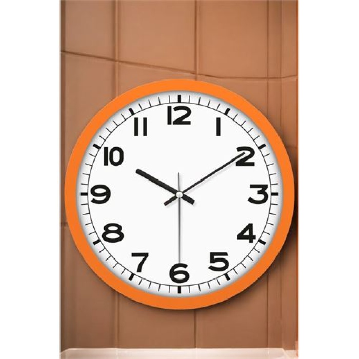  Duvar Saati Klasik 31 Cm TURUNCU