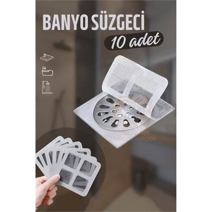  Banyo Gider Süzgeci 10 ADET