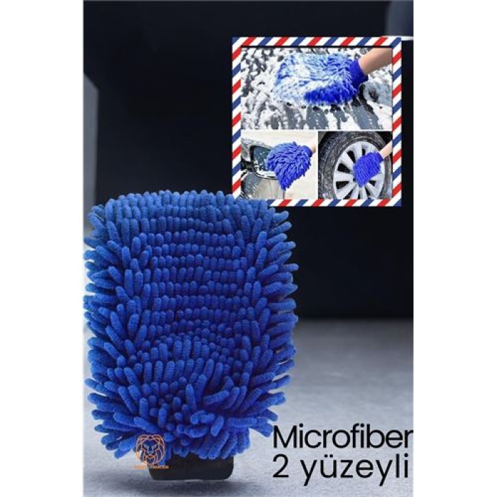  Oto Yıkama Eldiveni Jant Torpido Temizlik Eldiveni Microfiber