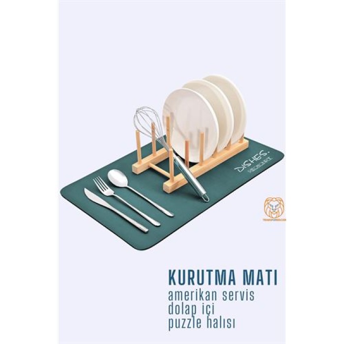  Bulaşık Durulama Kurutma Matı Süzücü Emici D.Reohouri Design