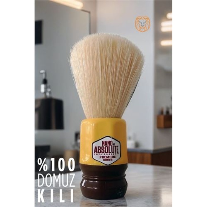  Domuz Kılı Nano Tıraş Fırçası Absolute Professional