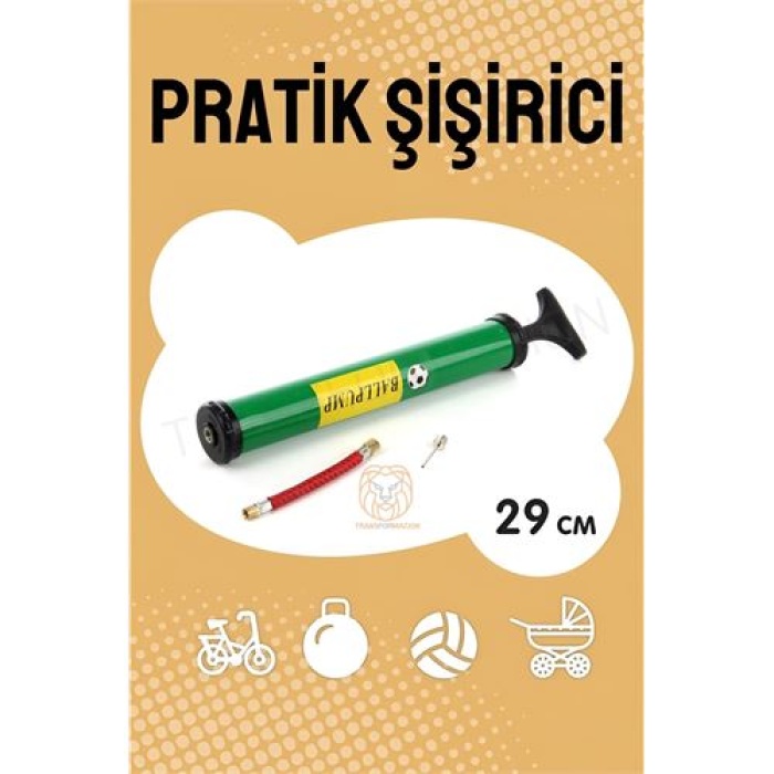  Bisiklet Top Bot Şişirici Pratik El Pompası