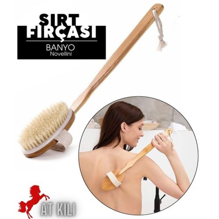  Novellini Doğal Banyo Sırt ve Selülit Fırçası