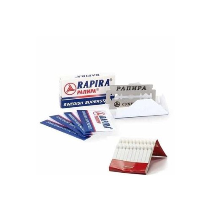 Rapira Platinum 10 Adet Tıraş Jileti Kantaşı Seti