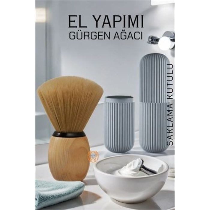  Tıraş Fırçası Apollo El Yapımı ve Kutulu